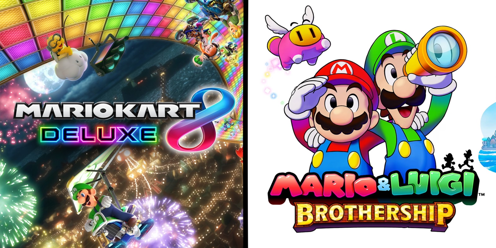 Gewinnspiel Mario Kart 8 Deluxe und Mario & Luigi: Brothership