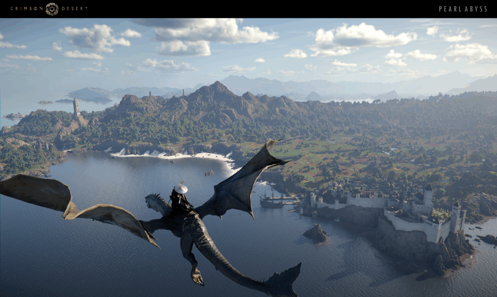 Crimson Desert Drache